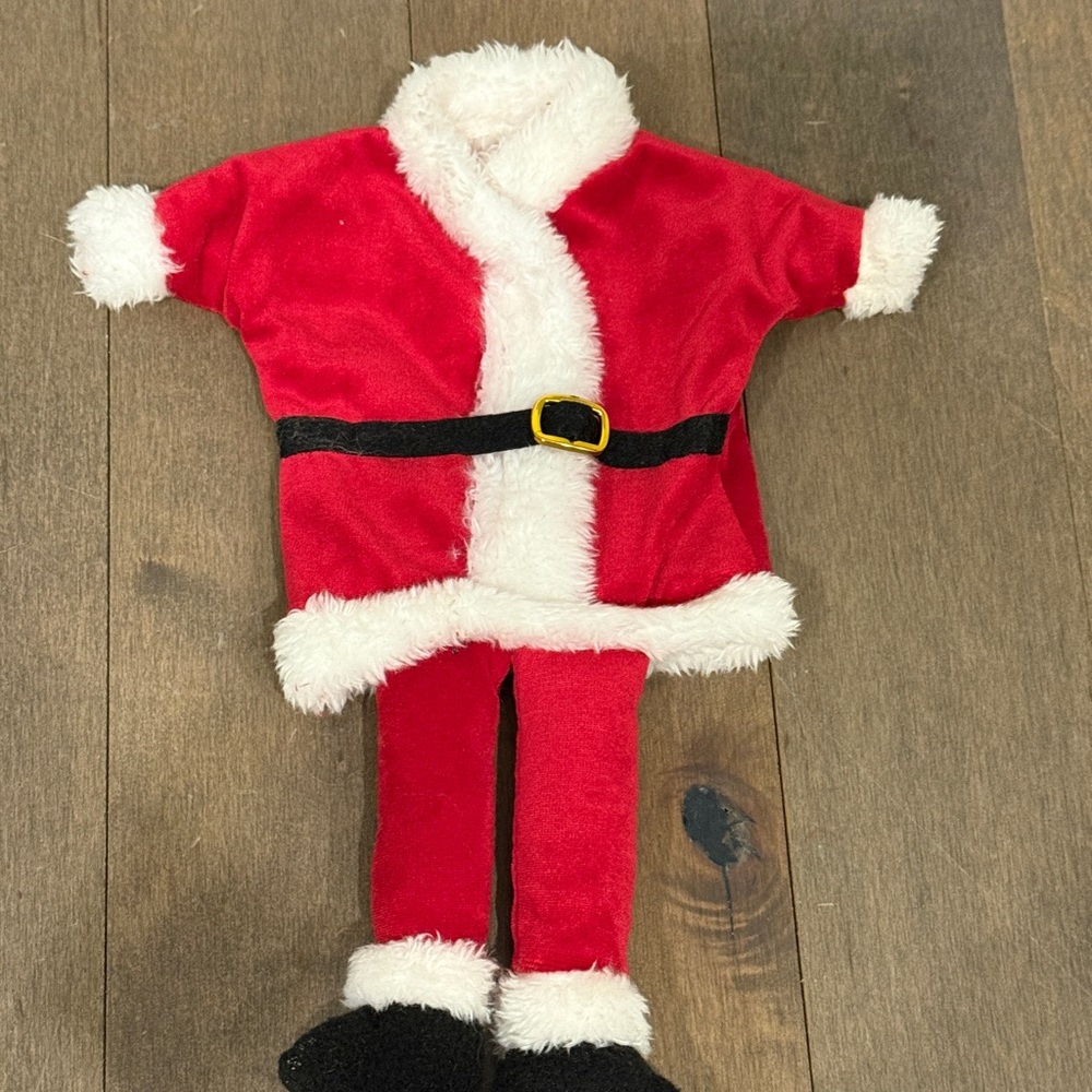 Festive Red Santa Wine Outfit